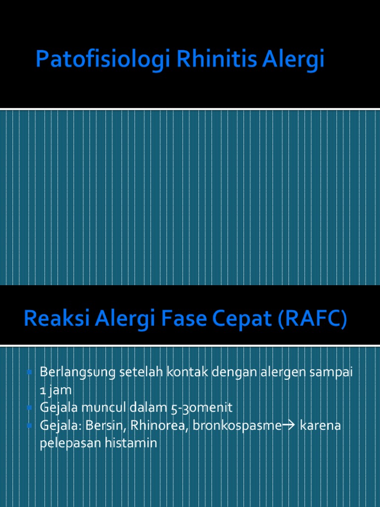 Patofisiologi Rhinitis Alergi | PDF