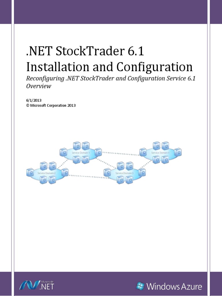 Stock Trader Configuration | PDF | Web Application | World Wide Web