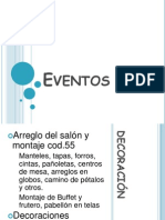 Eventos Brochure