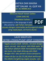 MATEMATIKA DAN AL-QUR`AN