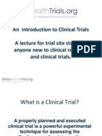 Introduction to Clinical Trials and GCP - Globalhealthtrials