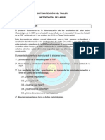 RSP Taller Estatal Metodologia PDF