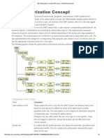 SAP Authorization Concept (SAP Library - Identity Management)