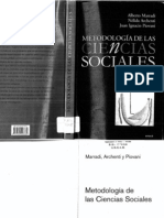 Marradi, Archenti y Piovani - Metodología de Las Ciencias Sociales