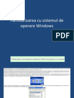 01. Familiarizarea Cu Sistemul de Operare Windows