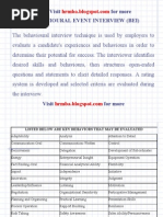 Download Behavioral Event Interview by kamdica SN22327660 doc pdf