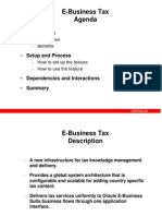 EBS Tax Setup