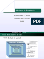 Aula3-TQM e Modelos de Excelência
