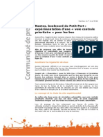 Nantes, Boulevard Du Petit Port: Expérimentation D'une Voie Centrale Prioritaire Pour Les Bus