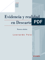 Evidencia y Realidad en Descartes - Polo, Leonardo