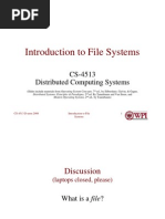 Week 2, Introduction to File Systems