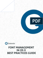 Font Management in OSX Best Practices Guide
