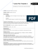 Siop Lesson Plan Template2