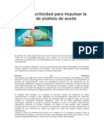 Uso de La Criticidad para Impulsar La Estrategia de Análisis de Aceite