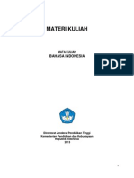 Buku Modul Kuliah Bahasa Indonesia