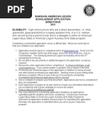 Samsung Scholarship Application 2013
