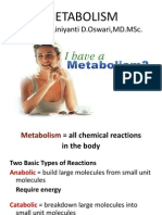 Edited by Liniyanti D.Oswari, MD - MSC.: Metabolism