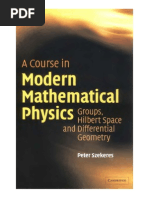 A Course in Modern Math. Physics - Groups, Hilbert Spaces and Differential Geometry - P. Szekeres (2004) WW