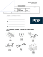 Prueba de Lenguaje Consonantes P y S