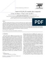 Ductile To Brittle Transition of Cu46Zr47Al7 Metallic Glass Composites