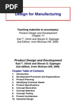 Design for Manufacturing