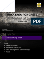 Pondasi Dangkal Dan Teori Terzaghi - Rekpon I