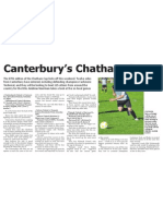 Canterbury Chatham Cup challengers ready to kick off (The Star, May 7, 2014)