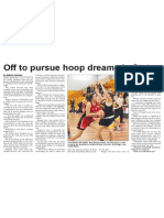 Off To Pursue Hoop Dreams in States (The Star, April 30, 2014)