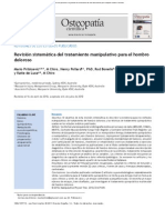 2011 Revisión Sistemática Del Tratamiento Manipulativo Para El Hombro Doloroso Ostepatía Científica