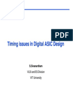 Timing issues in digital ASIC design