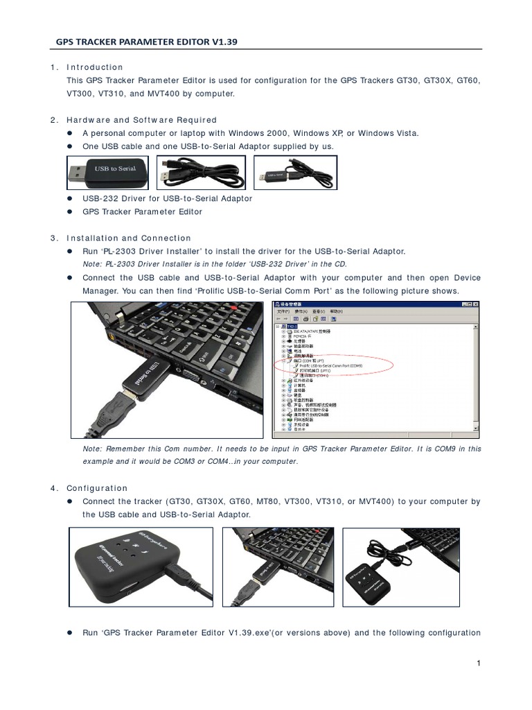 GPS Tracker Parameter Editor V1.39(1) General Packet Radio Service