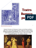 6 Storia Della Scenografia Il Barocco, Parte A