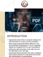 Seminar Report On Augmented Reality