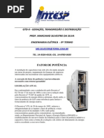 Capacitores e a Correção Do Fator de Potência