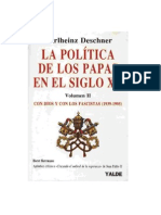 Kariheinz Deschner. La Politica de Los Papas en el Siglo XX - Vol. II