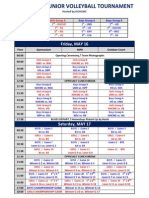 Match Schedule 4