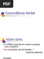 Concordancia Verbal DIREITO