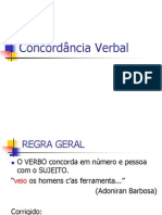 Concordância Verbal