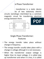 Single Phase Transformer