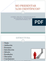 Como Presentar Artículos Científicos PDF