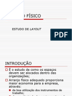 Aula 14 - Arranjo Físico Ou Layout