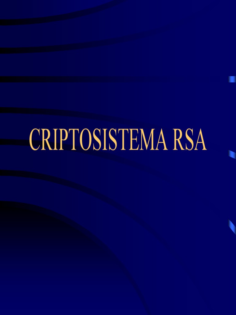Rsa | PDF