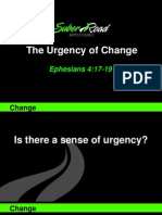 The Urgency of Change