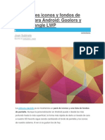 Los Mejores Iconos y Fondos de Pantalla Para Android