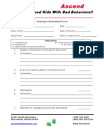 Ascend Employee Evaluation Form 08