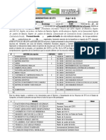 Acta de Informe de Beneficios A La Escuela Con Recursos de Etc