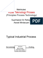 Azas Teknologi Proses: (Principles Process Technology)