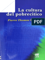 La Cultura Del Pobrecitico - Claudet, P.