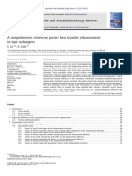 A ComprA comprehensive review on passive heat transfer enhancements
in pipe exchangersehensive Review