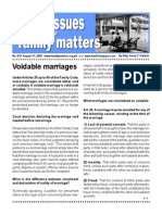 Voidable Marriages